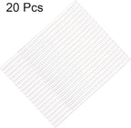 uxcell 20pcs Hot Glue Sticks for Glue Gun 7mm/0.28-inch x 10-inch Mini Hot Melt Adhesive Glue Stick White