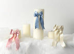 Blue Satin Ribbon Double-Faced Wired Ribbons for Gift Wrapping Flower Bouquet Bows Wedding Invitation Christmas Decor Crafts 1-1/2 Inch 10 Yards