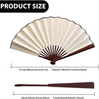 Decorative Folding Fans Personalized Fans Custom Fans Handheld Clack Fans for Line Dancing Customized with Picture Text, Fans Foldable for Line Dancing Wedding Saloon Cosplay Party Props