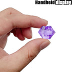 Vase Fillers for Home Decor, Fake Crushed Ice Cubes, Vase Fillers, 150 pcs Reusable Fake ice Cubes for Photography Accessories Props Decoration for Wedding(irregular-16 * 22mmPurple)