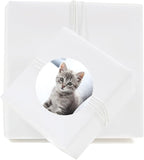 Andaz Press Bulk Photo Personalized Gift and Party Favors Collection, Round Circle Label Stickers, Custom Photo, 40-pack