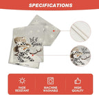 Artoid Mode Grey Snowman Snowflake Let it Snow Christmas Table Runner, Seasonal Winter Kitchen Dining Table Decor for Home Party Indoor 13x120 Inch