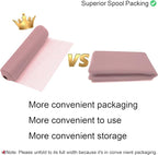 54" by 20 Yards Tulle Fabric Rolls Tulle Ribbon Tutu Spool Bolt for DIY Wedding Decoration Baby Shower Tutu Skirt Gift Wrapping Large Matte Tulle, Roll Packaging (Dusty Rose)
