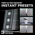 PMI SmokeNINJA PRO KIT - Portable Fog Machine with Bluetooth, 3rd Gen Haze Nozzle for Cinematic & Studio Use - Perfect for Cinematography, Photography, and Events(PRO KIT)