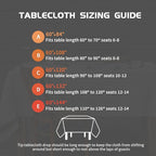 EVERLY 100% Pure Linen Rectangle Tablecloths 60x84Inches for Dining,Buffet Parties,Picnic,Events,Weddings and Restaurants,Decorative Halloween,Thanksgiving Machine Washable Tablecloths-Chocolate