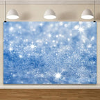 YongFoto Silver Blue Glitter Backdrop 15x10ft Silver Light Spots Blue Sequin Bokeh Photography Background Birthday Bridal Shower Wedding Photography Background Party Banner Portraits Photoshoot Props