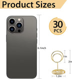 30PCS Table Number Holders Place Card Holder - Photo Holders for Tables, Cards Stand Name Menu Clips,Small Table Sign Holders for Wedding Anniversary Birthday Party (Gold)
