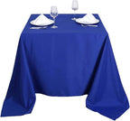 Efavormart 90" Royal Blue Wholesale Linens Polyester Square Linen Tablecloth for Kitchen Dining Catering Wedding Birthday Events