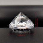 100Pcs Clear Acrylic Diamonds 1 Inch Wedding Table Scatters Gemstones Confetti for Vase Fillers,Floral Decor,Bridal Shower Decorations,Home Centerpieces,Candle Display (Clear)