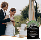 Black Marriage Prayer Sign, Wedding Engagement Bridal Shower Christian Religious Decor for Reception Ceremony Anniversary Party, Weddings Acrylic Sign
