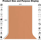 6x9FT Pink Backdrop for Photography, Meat Pink Solid Color Video Recording Background Studio Photography Props