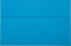 LUXPaper A9 Invitation Envelopes | Peel & Press | 5 3/4" x 8 3/4" | Pool Blue | 80lb. Text | 50 Qty
