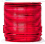 Mandala Crafts 18 Gauge Anodized Aluminum Craft Wire for Jewelry Making - 450 FT Colored Flexible Silver Copper Black Pink Ice Blue Red Wire - Bendable for Bonsai Armature Crafting Sculpting
