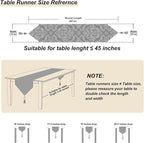 Elegant Floral Chenille Gold Jacquard Table Runner Advanced Caramel-Color with Tassels (60-inches)