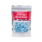 Blue Sprinkles for Cake Decorating 7ounce - Sprinkles for Cupcakes Topper Cookie - Galaxy Sprinkles Mix Cake Decorations for Kid's Birthday Christmas Party