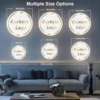 Custom Neon Business Sign,Personalized Backlit LED Signs, Acrylic custom light up sign for business logo, UV/Metal Bar Salon Beauty Studio Custom LED Neon Wall Decor Sign (Custom Business Neon Sign)