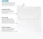 LUXPaper A7 Invitation Envelopes | Peel & Press | 5 1/4" x 7 1/4" | Crystal Metallic | 80lb. Text | 50 Qty