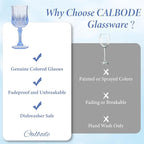 Blue Plastic Wine Glasses 7oz – 24 Pcs Unbreakable Vintage Plastic Goblets for Parties Reusable & Dishwasher Safe Ideal for Weddings, Bars, and Every Celebration