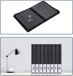 Snekdy premium 1024-pocket trading card binder, 16-pocket cards album, waterproof PU-leather Cover album with side loading, holds gaming, baseball, basketball & sports cards (Black)