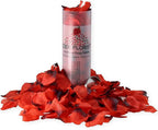 CODE FLORIST 1100 PCS Dark-Red Silk Rose Petals for Valentine's Day,Romantic Night,Wedding,Proposal Anniversary Flower Decorations(Separated,Scented)