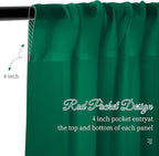 6 Panels Emerald Green Wedding Ceiling Drapes 5ftx30ft Ceiling Drapes Chiffon Fabric Arch Draping Sheer Curtains Soft Drapery Draping Wedding Ceiling Decorations for Party Ceremony Stage Swag