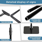 Sign Holder Stand,Sign Stand for Display,Adjustable Sign Holders For Table Top，Table Sign Holders 8.5 x 11