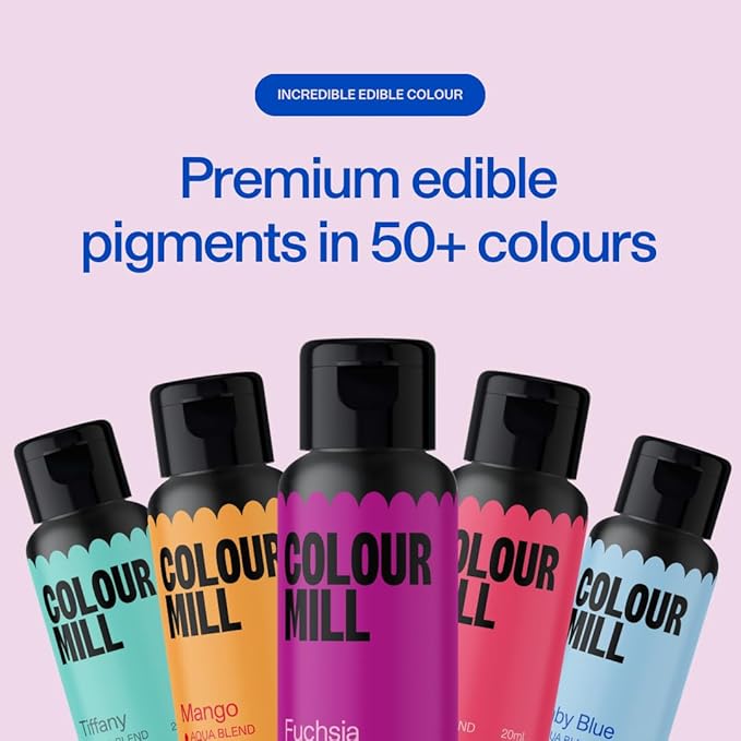 Colour Mill Aqua Blend Water-Based Food Coloring, 20 Milliliters Green