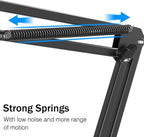 Microphone Arm Stand, FIFINE Suspension Boom Scissor Mic Stand with Heavy Duty Clamp, 3/8" to 5/8" Adapter, for Voice-over, Gaming, Recording, Studio, Home Office (CS1)