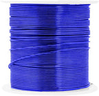 Mandala Crafts 20 Gauge Anodized Aluminum Craft Wire for Jewelry Making - 450 FT Colored Flexible Silver Copper Gold True Blue Purple Pink Wire - Bendable for Bonsai Armature Crafting Sculpting