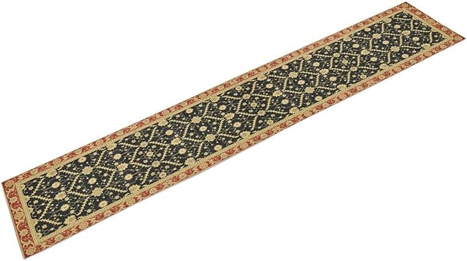 Vintage Morris Floral Table Runner, Boho Rustic Farmhouse Flower Pattern for Home Kitchen Table Decor Dining Coffee Room Party Decor 13x120in