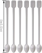 Coffee Spoon 500 PCS Disposable Tiny Coffee Tea Spoon White Plastic Stir Cocktail Sticks Mini Tea Stirrer