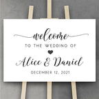 Personalized Wedding Welcome Sign, Welcome To Our Wedding Sign, Custom Wedding Sign, Welcome To Our Wedding Welcome Sign, Personalized Wedding Name