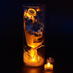 KITOSUN Submersible LED Lights cr2032 Battery Powered Underwater Waterproof LED Tea Light Candles for Events Wedding Centerpieces Vase Floral Xmas Holidays Home Decor Lighting(Pack of 12) (Yellow)