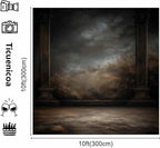 10x10ftDark Vintage Photography Backdrops Portrait Photo Backdrop Wedding Bridal Show Birthday Background for Studio Props