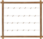 Collage Picture Frame,Photo Display Board,Hanging Pictures Frames with Clips for Graduation Birthday Party,Dorm Photo Card Wall Decor Hanger Holder,Upgraded,Easy To Assemble,Large(Carbonized Brown)
