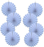 White Party Decorations,Wedding Decorations for Party Events Accessories,White Birthday Decor,Anniversary Decorations,Birthday Decorations for Men 12in Hanging Paper Fans 30 Color DIY Set(White)