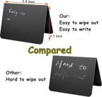 20PCS Mini Chalkboard Signs for Food, Reusable and Reserved Table Signs, Food Labels for Party Buffet, Easy to Write and Wipe Out, Catering Supplies Buffet Display, Place Cards