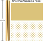 Garbendy Gift Wrapping Paper Roll-Solid Color Pearly-Lustre Paper,Perfect for Wedding, Valentine's Day,Birthday, Christmas,Baby Shower, Party - 17 Inch X 33 Feet