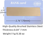 Stainless Steel Bronze Custom Name Tags with Pin or Magnet Adhesive Tape,Personalized,Customizable Name Tags,Custom ID Badge for Employee,Workers,Cops, Nurses, Doctors,Teachers(Rosegold)