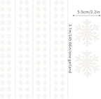 Snowflake-Snow White Christmas Party-Decoration Garland - 52ft Frozen Winter Wonderland Ornaments Hanging Paper Streamers,New Years Birthday Baby Shower Wedding Holiday Classroom Ceiling Decor Hugfond