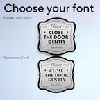 Custom Outdoor Signs - Personalized Aluminum - Waterproof Made in USA - Design 3 Metallic Silver 24x24 In