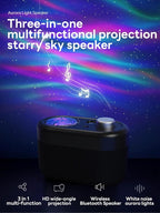 Northern Lights Projector, 7 Colors Galaxy Projector for Bedroom, LED Night Light Aurora Projector with Bluetooth Speaker, White Noise, Kids Night Light for Room Decor & Gift for Kids Birthday