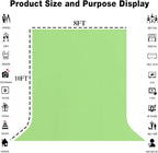 Large Screen Backdrop 10x10FT Light Green Background Cloth Photo Studio Shooting Props