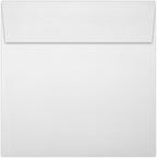 LUXPaper Square Invitation Envelopes | Peel & Press | 5 1/4" x 5 1/4" | Bright White | 70lb. Text | 50 Qty
