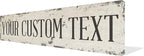 Rustic Custom Metal Signs - Custom sign for indoor or outdoor use. Many styles available. Personalized metal signs perfect for rental properties, business signage, directional and delivery signs, gift giving and more! Made in U.S.A. Printed on rust-res...