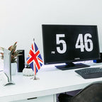 UK Flag British Flags, Small Mini British Desk Flag, Used for Table Office Classroom Home Patriotic Events Decorations