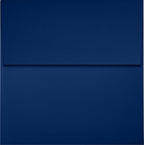 LUXPaper Square Invitation Envelopes | Peel & Press | 4" x 4" | Navy Blue | 80lb. Text | 50 Qty