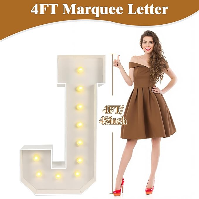 Marquee Light Up Numbers: 4FT Large Decorative Letters Signs for Party Decorations Baby Shower Birthday Wedding Engagement Anniversary, 4 Feet Tall Pre-Cut DIY Foamboard Number 9 - Easy to Assemble