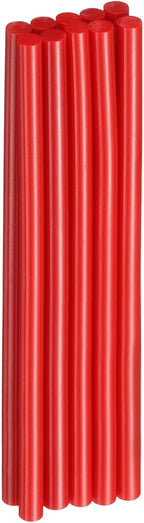 HARFINGTON 10pcs Hot Glue Sticks 0.28" Dia x 5.91" Long EVA Mini Hot Melt Adhesive Glue Stick for Hot Melt Gun Wood Plastic Glass Flowers Fabrics Foam, Red