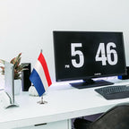 Netherlands Flag Dutch Flags, Small Mini Dutch Desk Flag, Used for Table Office Classroom Home Patriotic Events Decorations